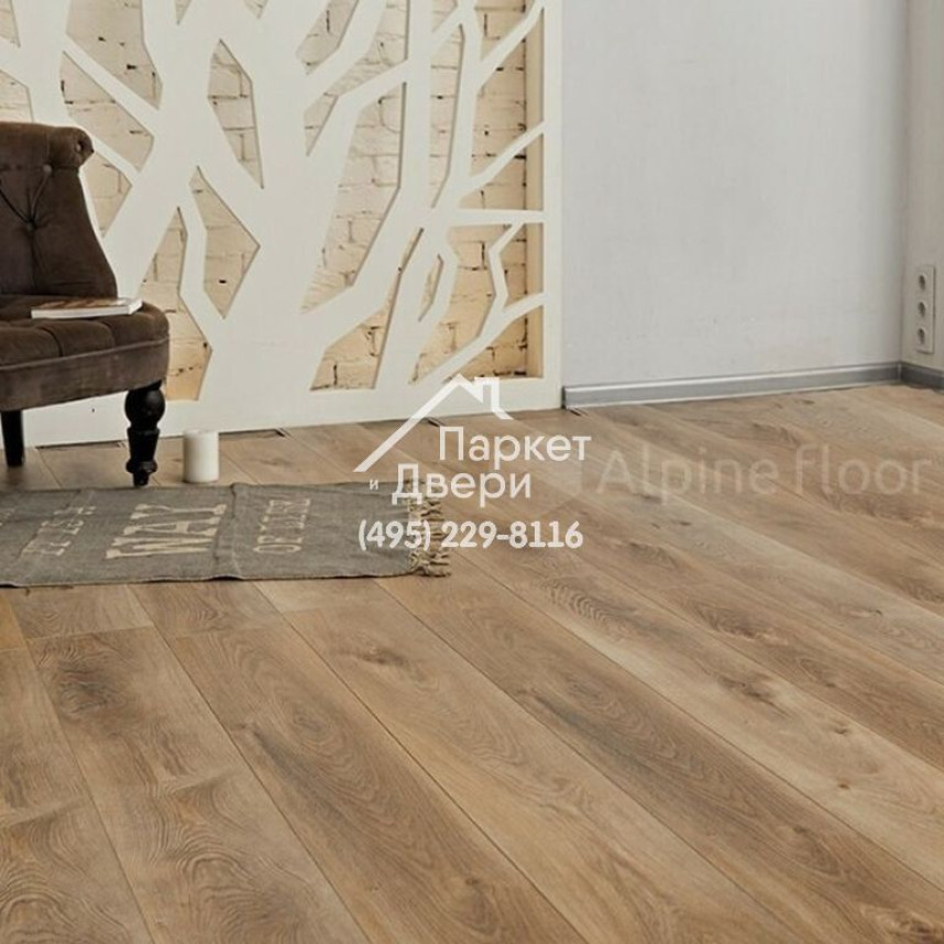 Виниловые полы Alpine Floor PREMIUM XL Дуб Природный Изысканный ABA ECO 7-6 1524х180х8-1