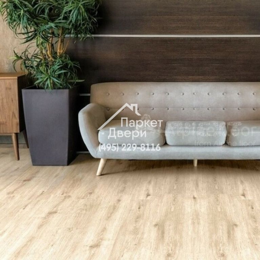 Виниловые полы Alpine Floor CLASSIC Дуб Ваниль ECO 106-2 1220х183х4