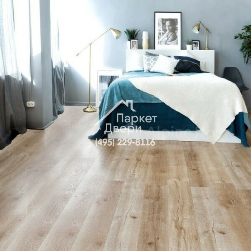 Виниловые полы Alpine Floor REAL WOOD Дуб натуральный Синхронное тиснение ECO 2-5 1220х183х6