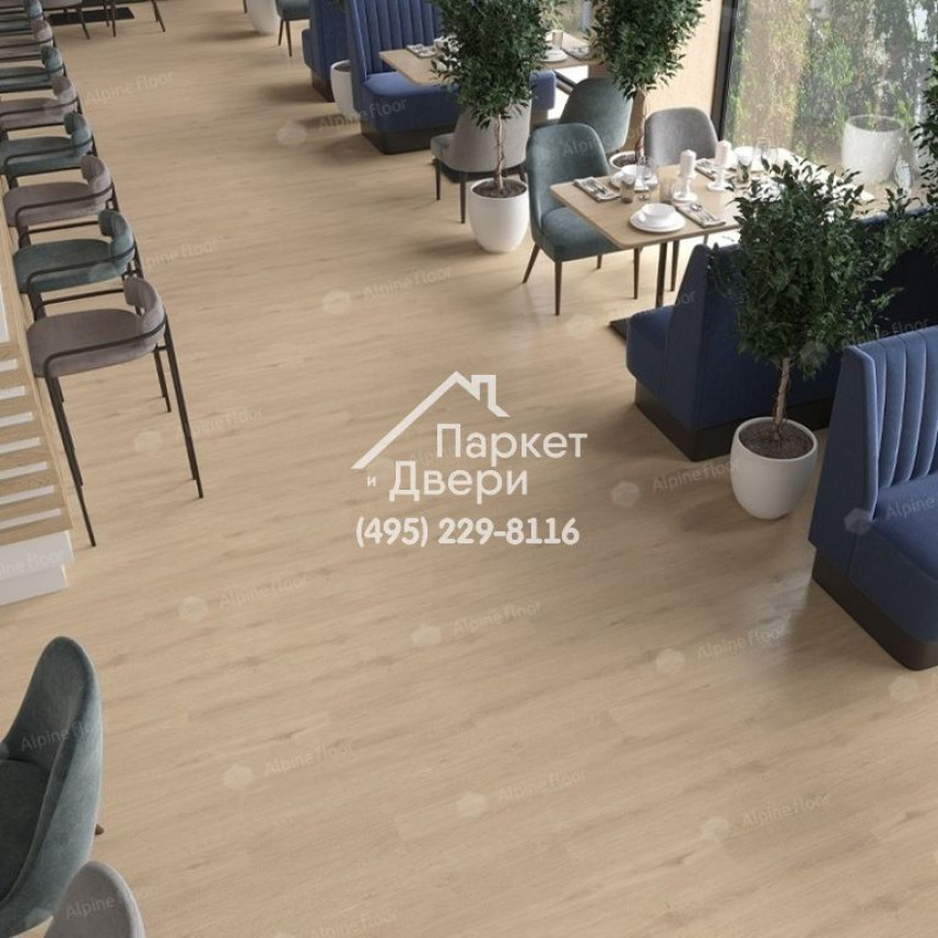 Виниловые полы Alpine Floor EASY LINE LVT Дуб Ваниль ЕСО 3-4 1219х184х3-2
