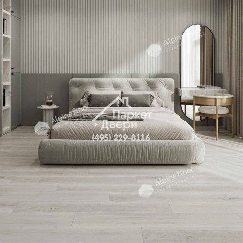 Виниловые полы Alpine Floor EASY LINE LVT ДУБ ПОЛЯРНЫЙ ECO 3-19 1219х184х3