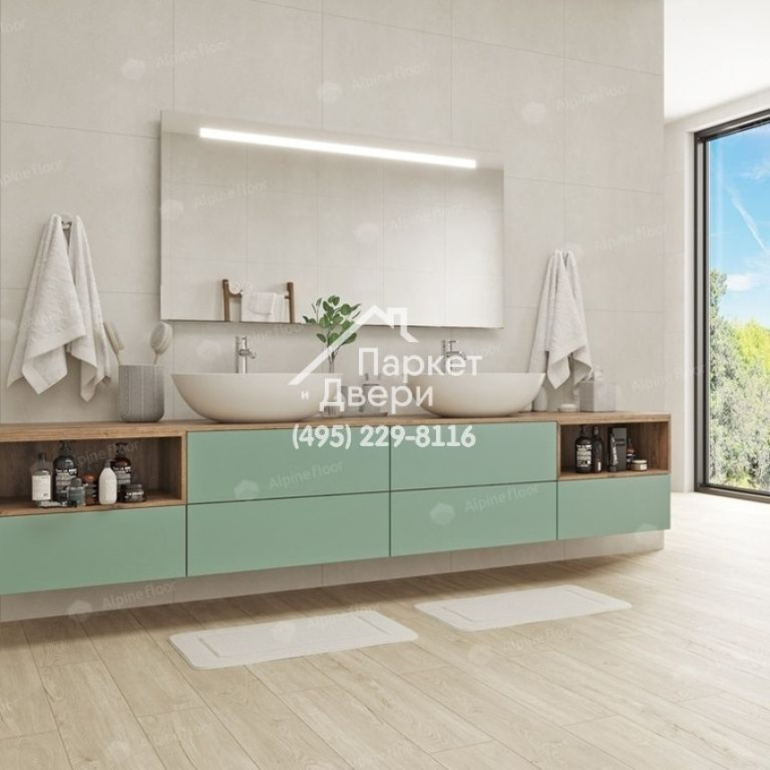Виниловые полы Alpine Floor SEQUOIA Секвойя Серая ЕСО 6-5 LVT 1219х184х3,2-2