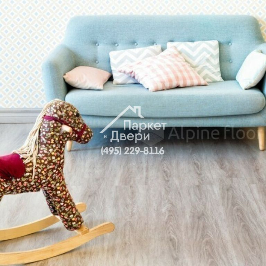 Виниловые полы Alpine Floor ULTRA ECO ДУБ КОФЕЙНЫЙ ECO 5-15 1219х184х2-1