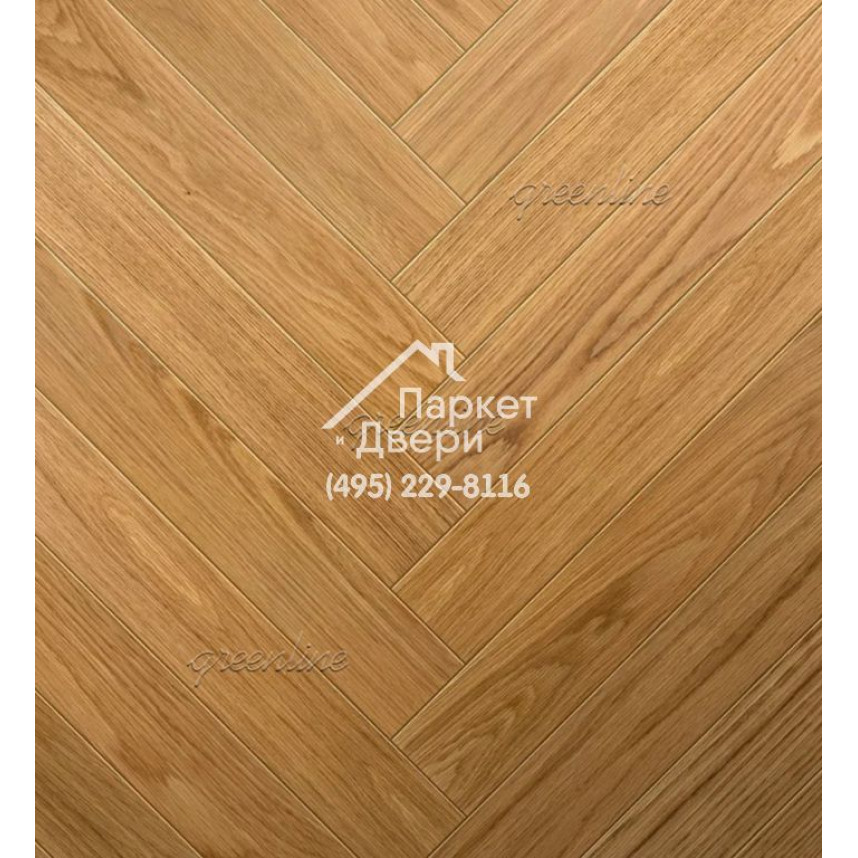 Паркет ёлка Greenline Техно / Smart Herringbone 617 дуб айриш 630x122x12