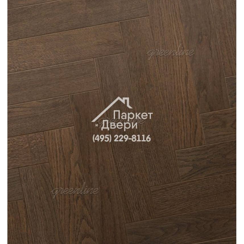 Паркет ёлка Greenline Техно / Smart Herringbone 619 дуб арабеск-2