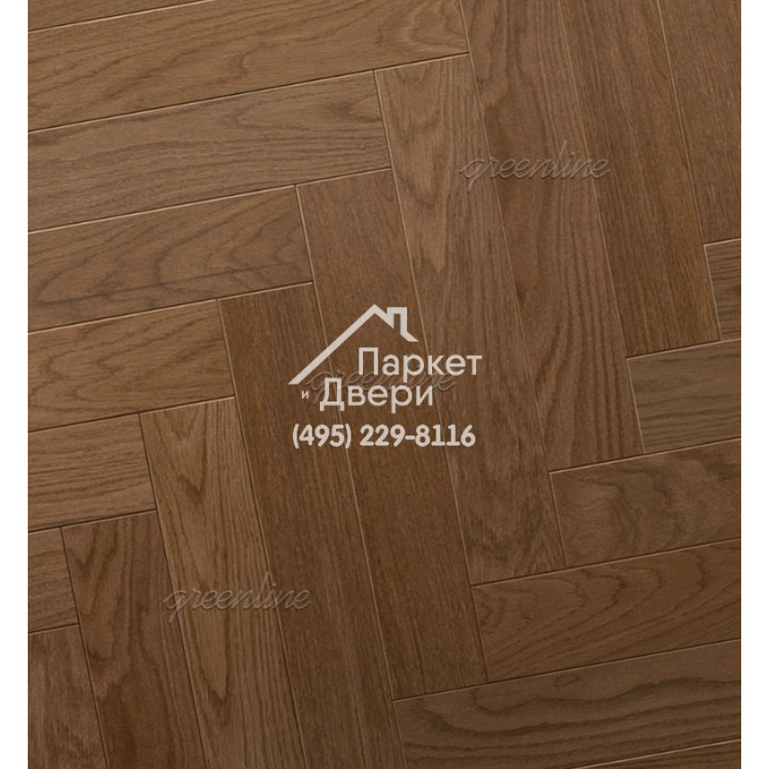 Паркет ёлка Greenline Техно / Smart Herringbone 621 дуб квантум 630x122x12-2