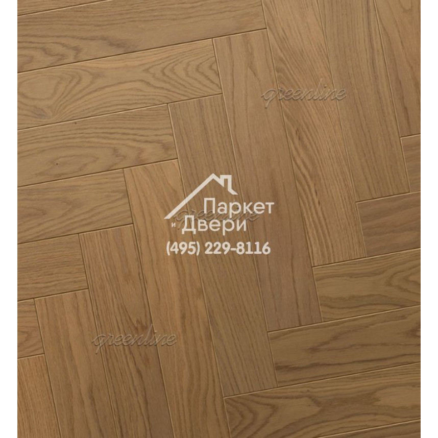 Паркет ёлка Greenline Техно / Smart Herringbone 625 дуб инфинити 630x122x12-2