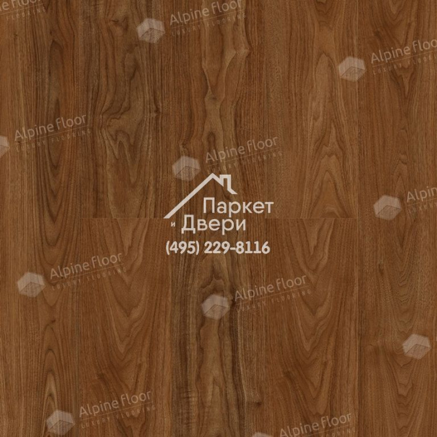 Виниловые полы Alpine Floor NUT Орех Маррон Классик ECO 22-2 MC 1220х183х4мм-1