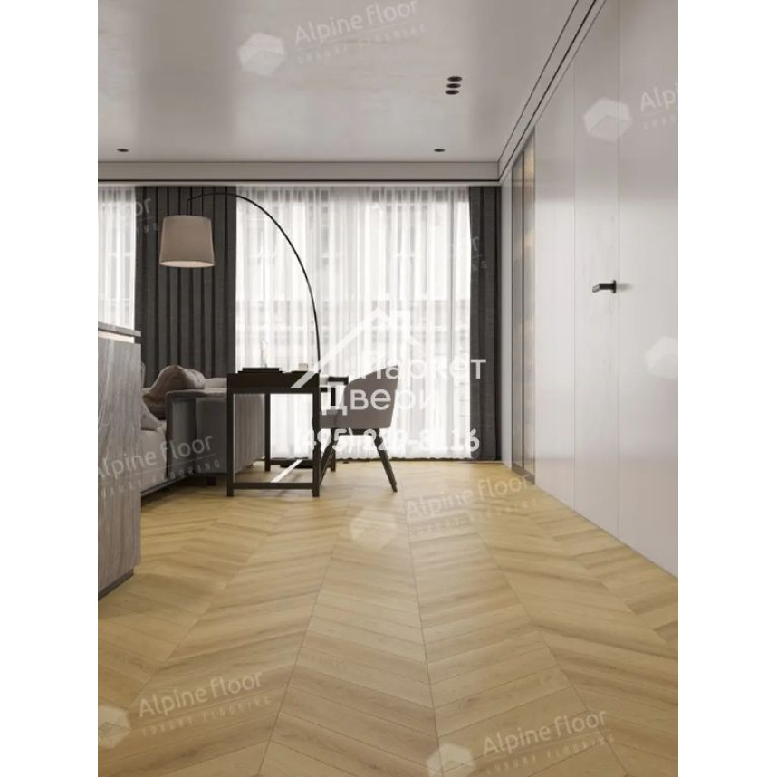Ламинат Alpine Floor Original Chevron Art Дуб Пиренеи 550x112x12-1