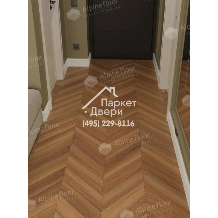 Ламинат Alpine Floor Original Chevron Art Дуб Этна 550x112x12-1