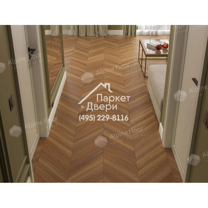 Ламинат Alpine Floor Original Chevron Art Дуб Этна 550x112x12-3