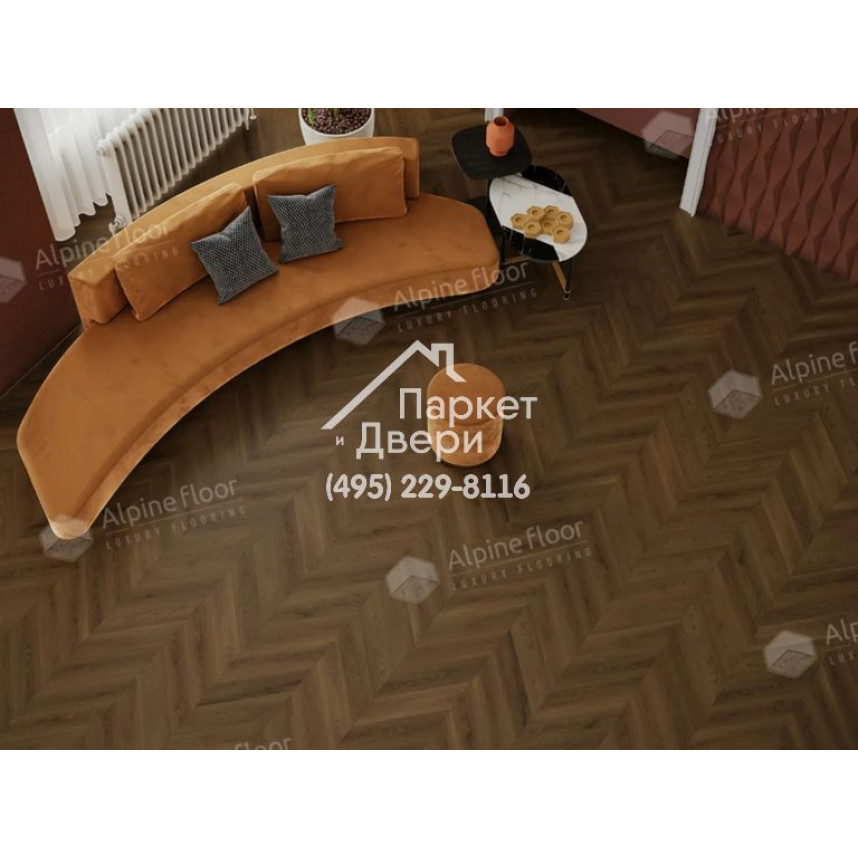 Ламинат Alpine Floor Original Chevron Art Дуб Денали 550x112x12-5