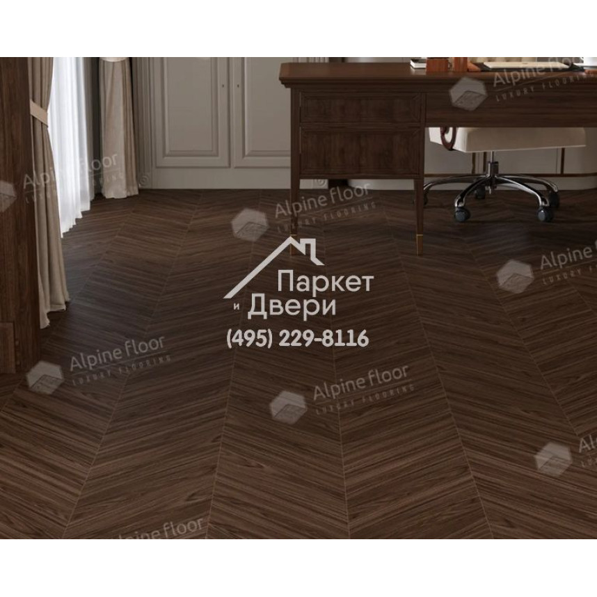 Ламинат Alpine Floor Original Chevron ArtОрех Гранд-Каньон 550x112x12-3