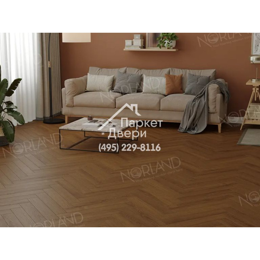 Ламинат Alpine floor Norland Herringbone Elegant Дуб Этна 600x100x8