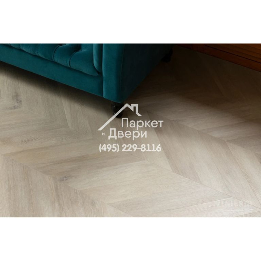 Виниловый пол Vinilam PARQUET CHEVRON Паркет Шеврон Сезар RI4445118CL4 1293x305x8,5 мм-5