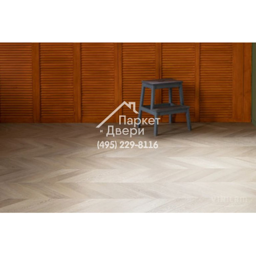 Виниловый пол Vinilam PARQUET CHEVRON Паркет Шеврон Сезар RI4445118CL4 1293x305x8,5 мм