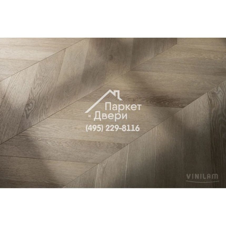 Виниловый пол Vinilam PARQUET CHEVRON Паркет Шеврон Сезар RI4445118CL4 1293x305x8,5 мм-7
