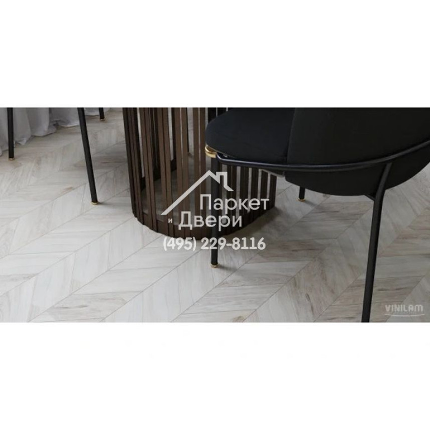 Виниловый пол Vinilam PARQUET CHEVRON RI4777CL7 Шеврон Бриссак 1293x305x8,5 мм