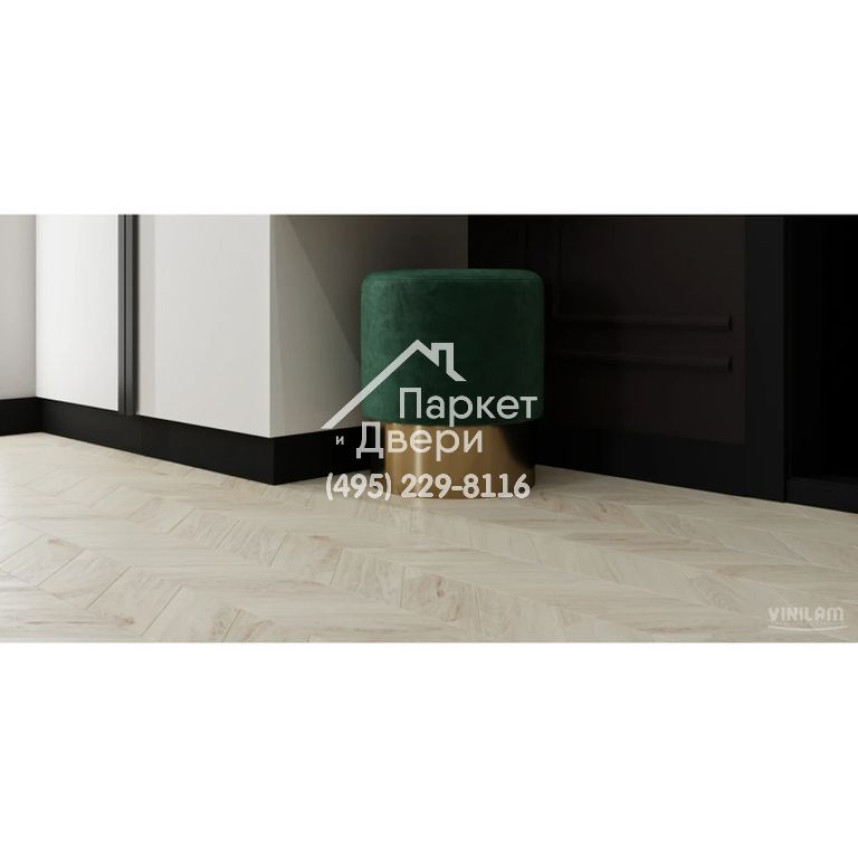 Виниловый пол Vinilam PARQUET CHEVRON RI4777CL7 Шеврон Бриссак 1293x305x8,5 мм-5