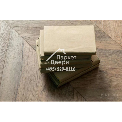 Виниловый пол Vinilam PARQUET CHEVRON Паркет Шеврон Нормандия RI153610CL4 1293x305x8,5 мм