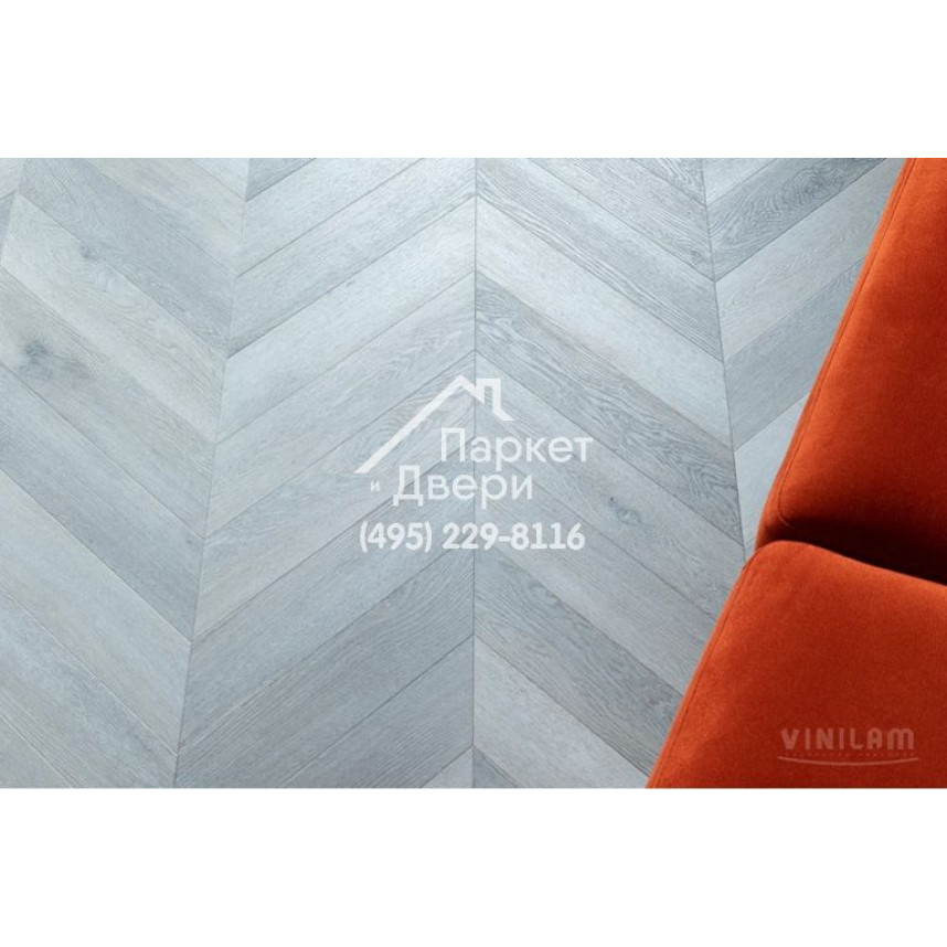 Виниловый пол Vinilam PARQUET CHEVRON Паркет Шеврон Легран RI444515CL4 1293x305x8,5 мм-3