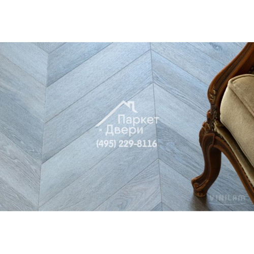 Виниловый пол Vinilam PARQUET CHEVRON Паркет Шеврон Легран RI444515CL4 1293x305x8,5 мм