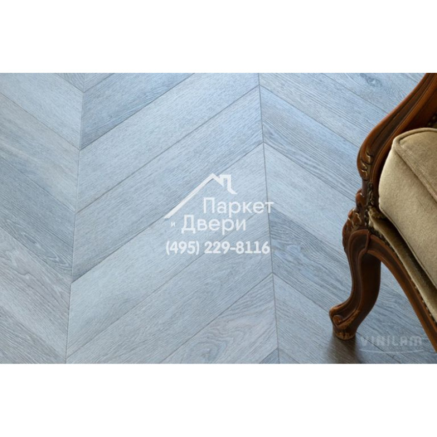 Виниловый пол Vinilam PARQUET CHEVRON Паркет Шеврон Легран RI444515CL4 1293x305x8,5 мм-7