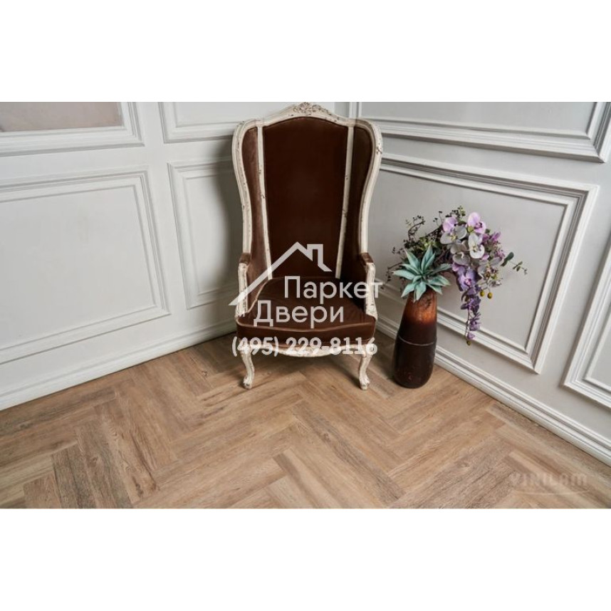 Виниловый пол Vinilam PARQUET Herringbone Паркет Северный IS11133 720x120x6,5 мм-6