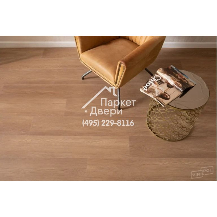 Виниловый пол Vinilam VinilPol Glue 8866 EIR Дуб Шера Glue 1219,6x228,6x2,0 мм-1