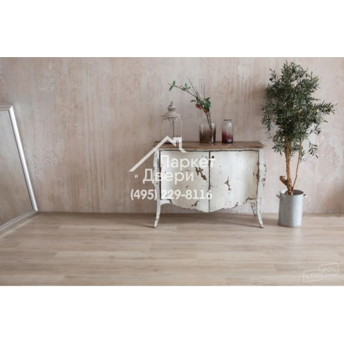 Виниловый пол Vinilam VinilPol Glue 8844 EIR Дуб Мира Glue 1219,6x228,6x2,0 мм