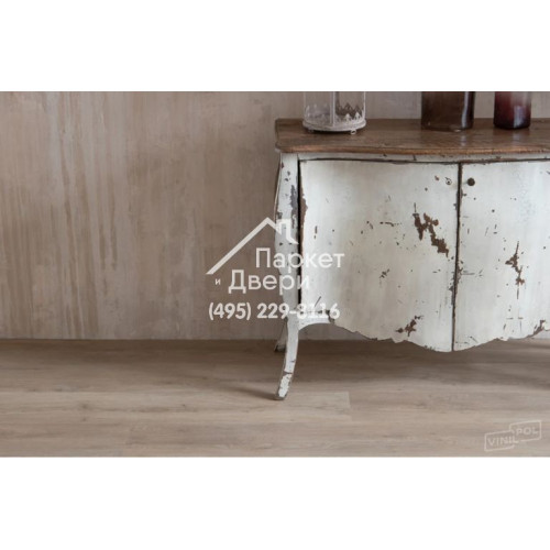 Виниловый пол Vinilam VinilPol Glue 8844 EIR Дуб Мира Glue 1219,6x228,6x2,0 мм