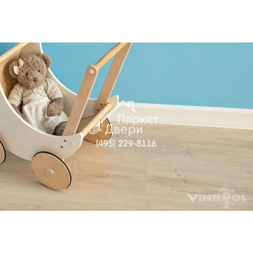 Виниловый пол Vinilam VinilPol Glue 7893 EIR Дуб Сиена Glue 1219,6x228,6x2,0 мм