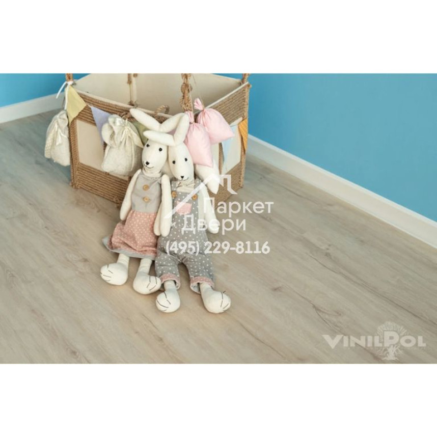Виниловый пол Vinilam VinilPol Glue 7893 EIR Дуб Сиена Glue 1219,6x228,6x2,0 мм-4