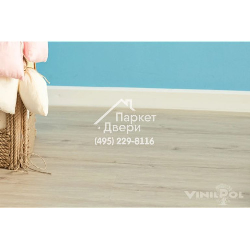 Виниловый пол Vinilam VinilPol Glue 7893 EIR Дуб Сиена Glue 1219,6x228,6x2,0 мм