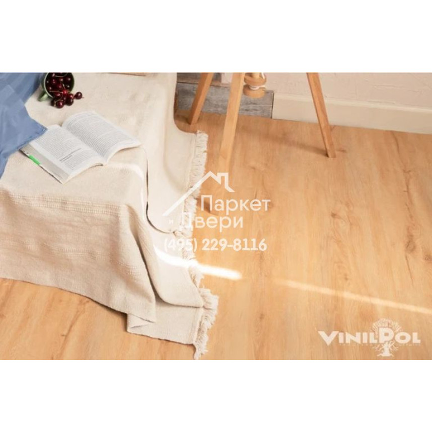 Виниловый пол Vinilam VinilPol Glue 7891 EIR Дуб Латина Glue 1219,6x228,6x2,0 мм