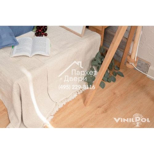 Виниловый пол Vinilam VinilPol Glue 7891 EIR Дуб Латина Glue 1219,6x228,6x2,0 мм