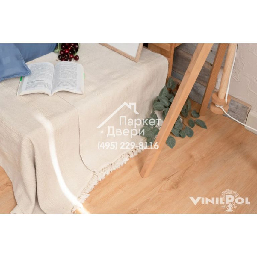 Виниловый пол Vinilam VinilPol Glue 7891 EIR Дуб Латина Glue 1219,6x228,6x2,0 мм-4