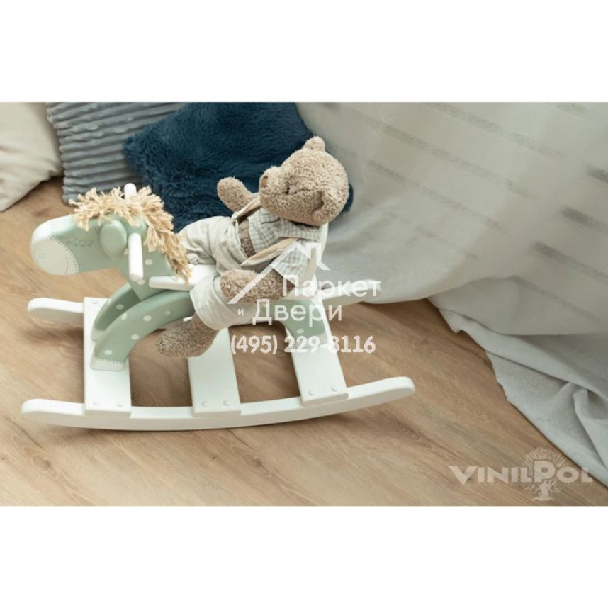 Виниловый пол Vinilam VinilPol Glue 7888 EIR Дуб Бари Glue 1219,6x228,6x2,0 мм-4