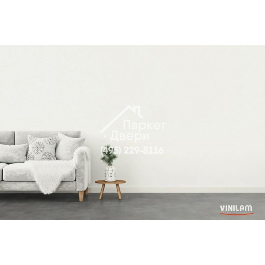 Виниловый пол Vinilam Allure Stone Glue 88804 Графит Glue 914,4x457,2x2,5 мм-2