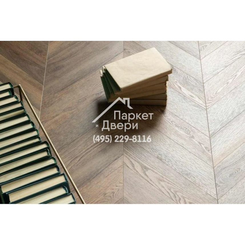 Виниловый пол Vinilam PARQUET CHEVRON Glue RI153610CL4 Шеврон Нормандия Glue 690x115x2,5 мм-4