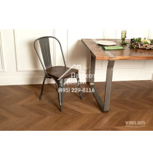 Виниловый пол Vinilam PARQUET CHEVRON Glue I1651102 Шеврон Плезир Glue 690x115x2,5 мм
