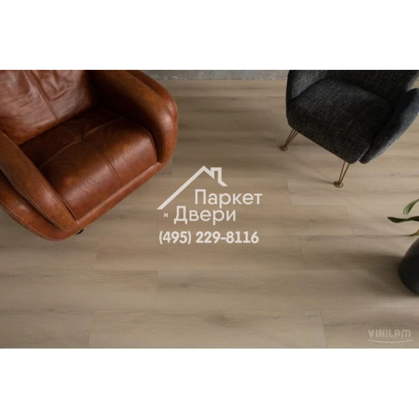 Виниловый пол Vinilam VINILAM Cork 10120V Дуб Намюр 1220x227x7 мм
