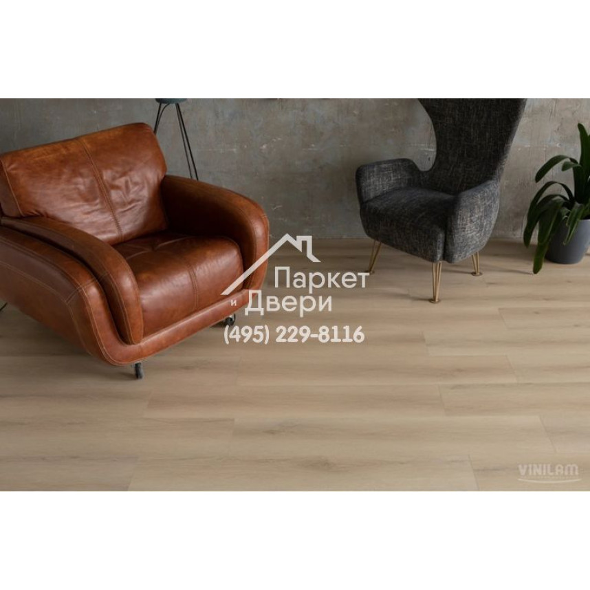 Виниловый пол Vinilam VINILAM Cork 10120V Дуб Намюр 1220x227x7 мм-9