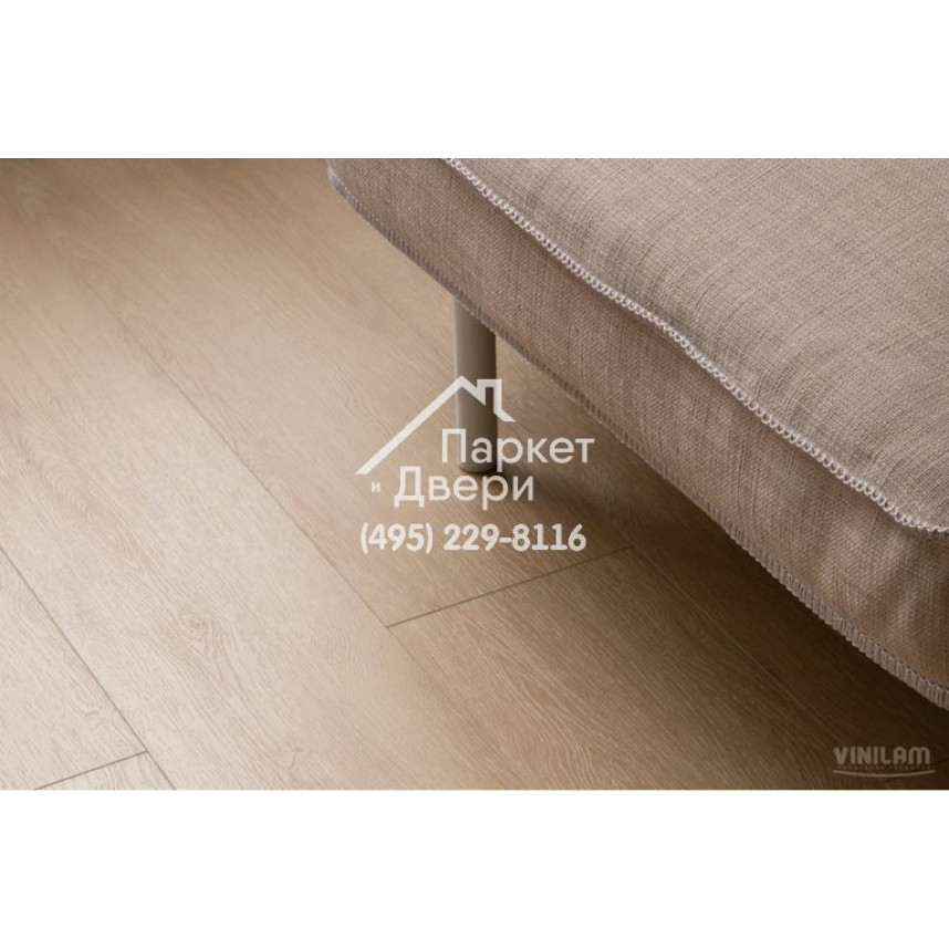 Виниловый пол Vinilam VINILAM Cork 10110V Дуб Рошфор 1220x227x7 мм-9