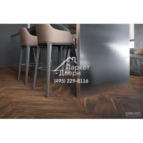 Виниловый пол Vinilam VinilPol Herringbone Glue 9977 Паркет Да Винчи Glue 609,6x152,4x2,5 мм
