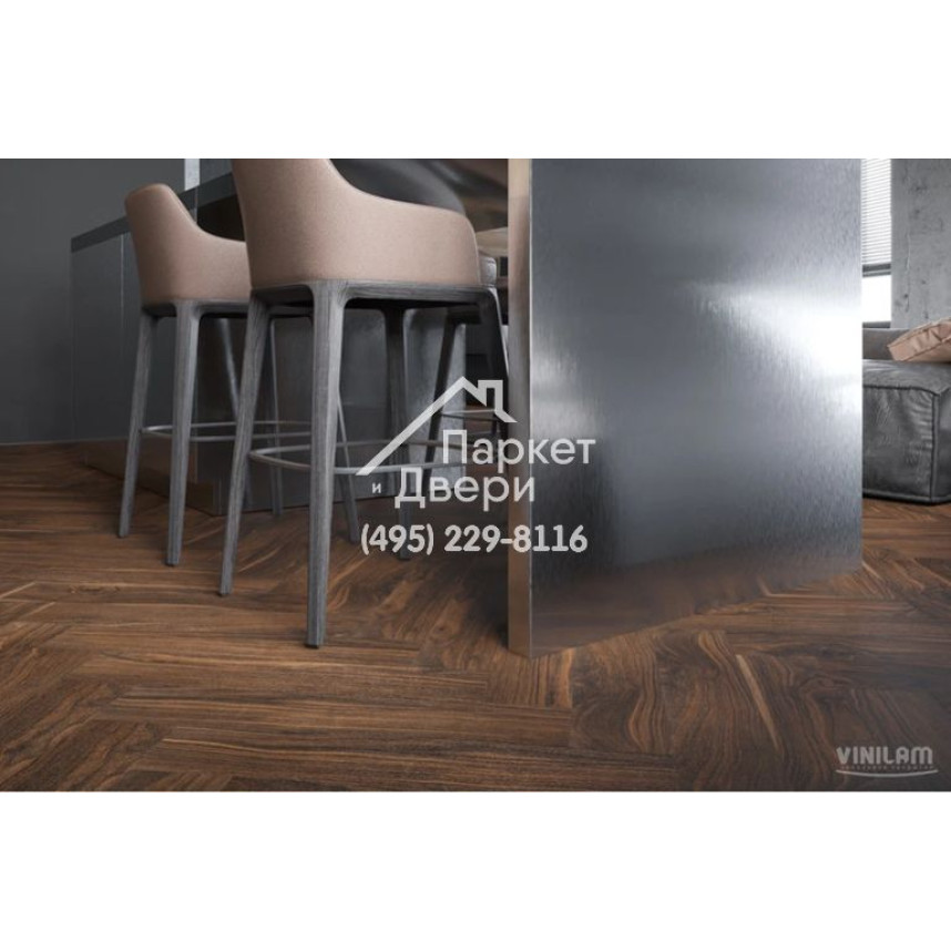 Виниловый пол Vinilam VinilPol Herringbone Glue 9977 Паркет Да Винчи Glue 609,6x152,4x2,5 мм-5