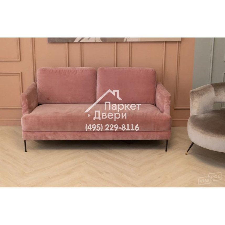 Виниловый пол Vinilam VinilPol Herringbone Glue 9966 Паркет Руссо Glue 609,6x152,4x2,5 мм-8