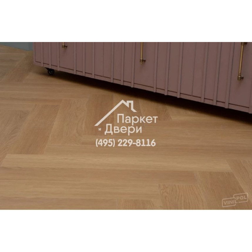 Виниловый пол Vinilam VinilPol Herringbone Glue 9922 Паркет Васко да Гама Glue 609,6x152,4x2,5 мм-12