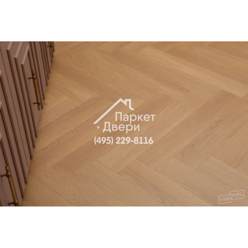 Виниловый пол Vinilam VinilPol Herringbone Glue 9922 Паркет Васко да Гама Glue 609,6x152,4x2,5 мм-8