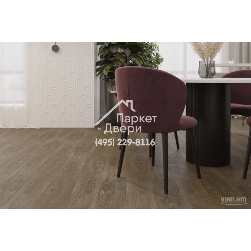 Виниловый пол Vinilam VINILAM Click 8891 Дуб Мёрс 1220x181x3,7 мм-2